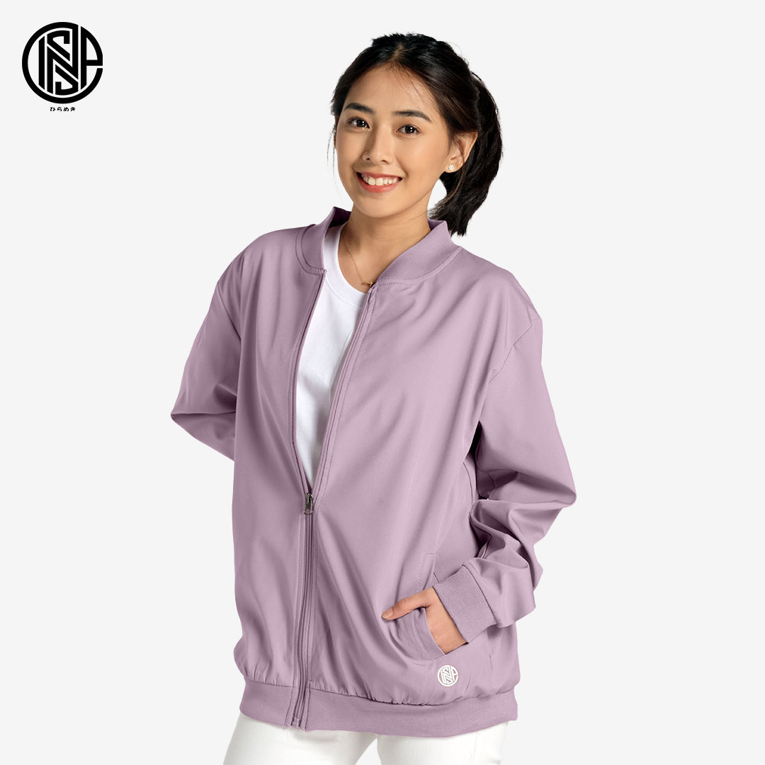 INSPI Originals bomber Jacket for Men 2023 Trendy Korean Style Old Rose