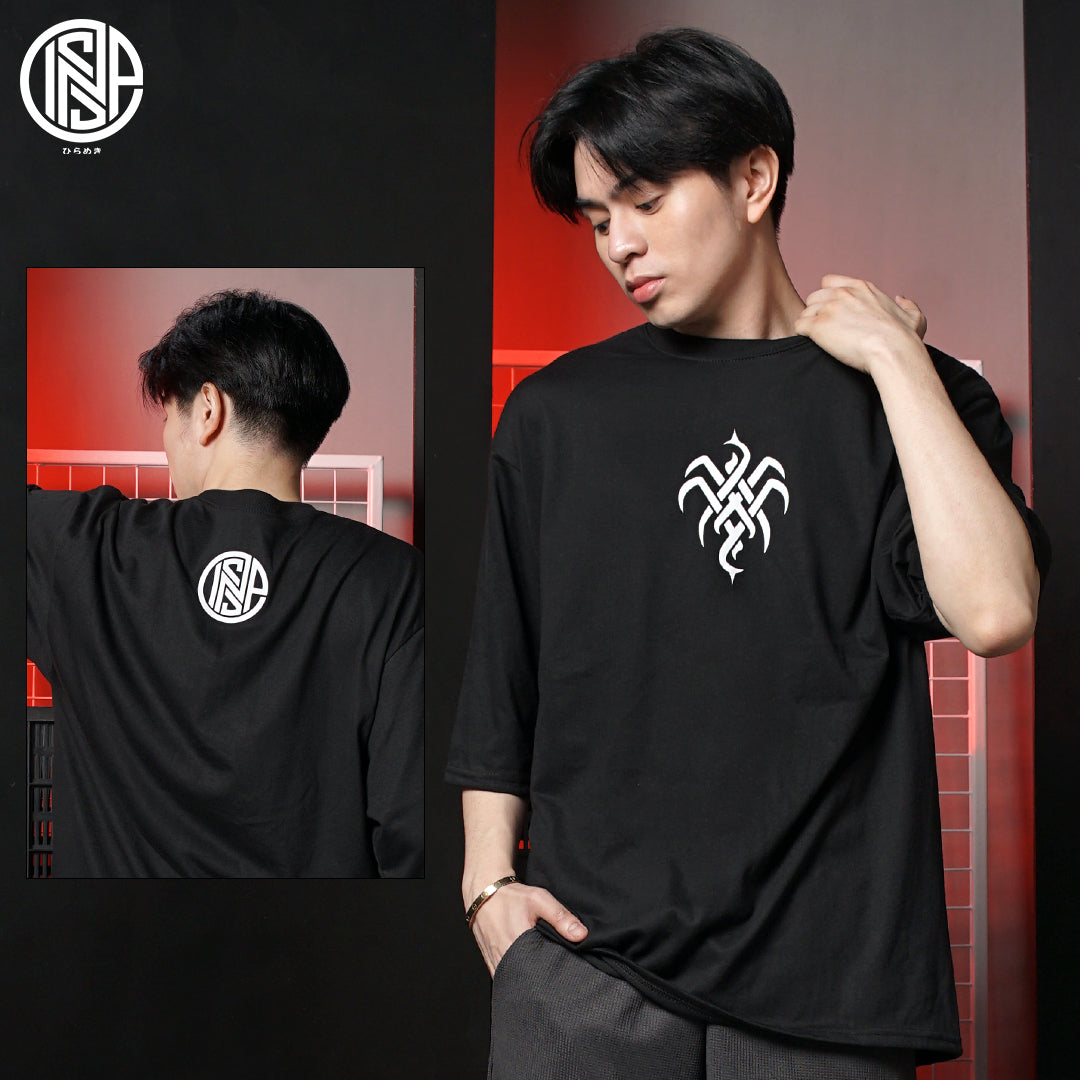 INSPI Tribal Oversized Snake Tshirt for Men Couple Shirt Plus Size Top Graphic Tees Trendy Tops for Women
