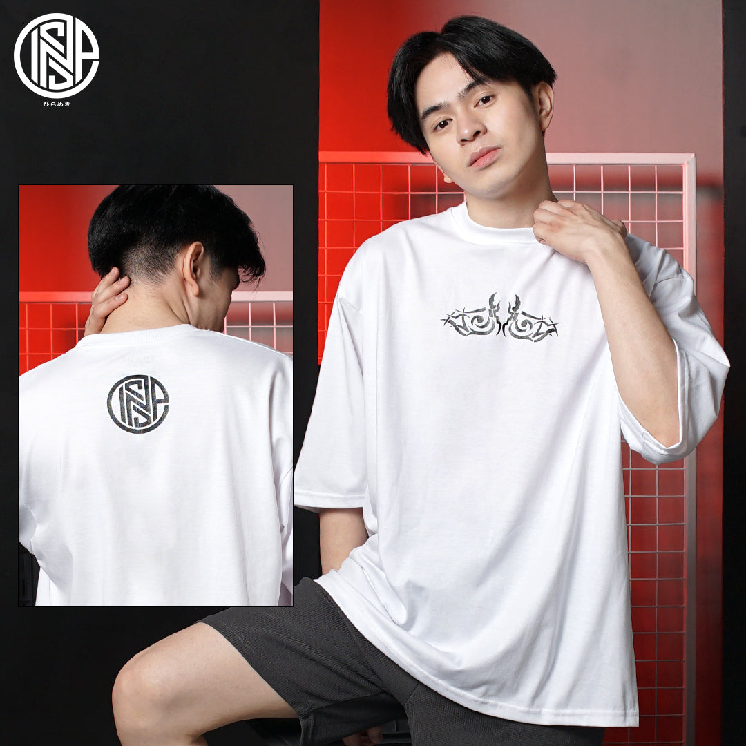 INSPI Tribal Oversized Bull Tshirt for Men Couple Shirt Plus Size Top Graphic Tees Trendy Tops for Women