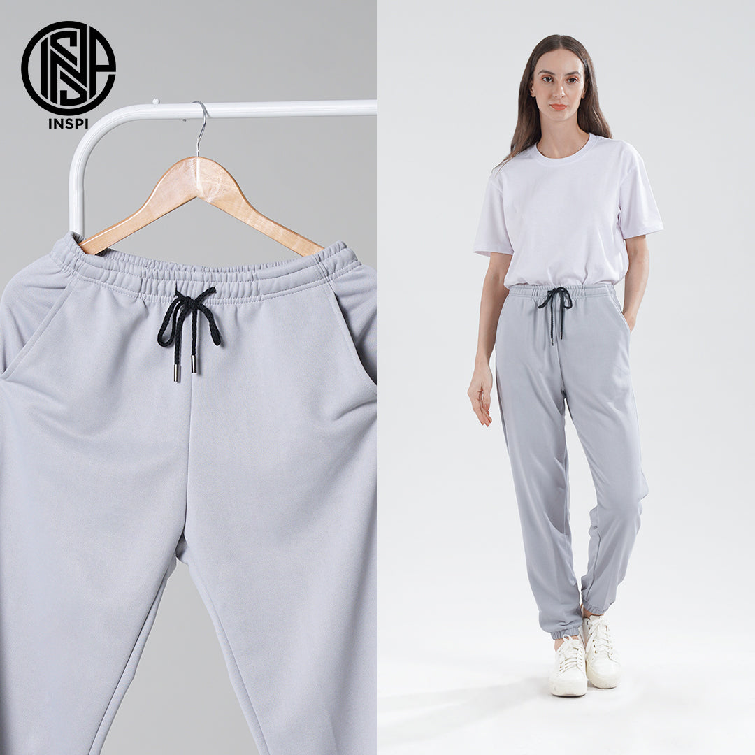 INSPI Jogger Sweatpants for Men with Pockets and Drawstring Stretchable Oversized Sweat Jogging Pant