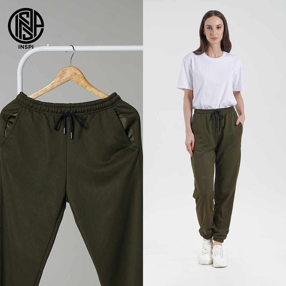 INSPI Jogger Sweatpants for Men with Pockets and Drawstring Stretchable Oversized Sweat Jogging Pant