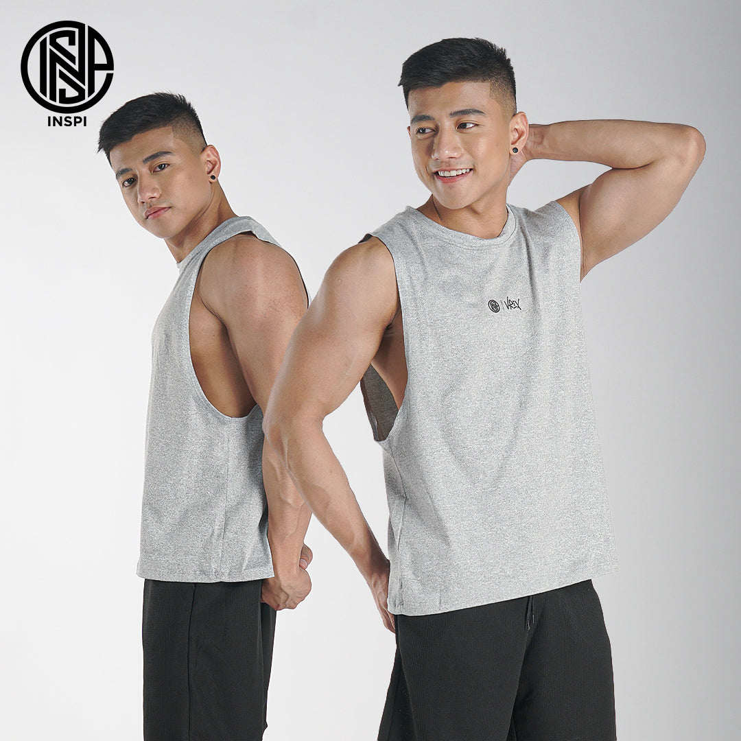 INSPI x Vrix Muscle Tee Sando for Men Tank Tops Korean Style Workout Clothes Exercise Gym Outfit