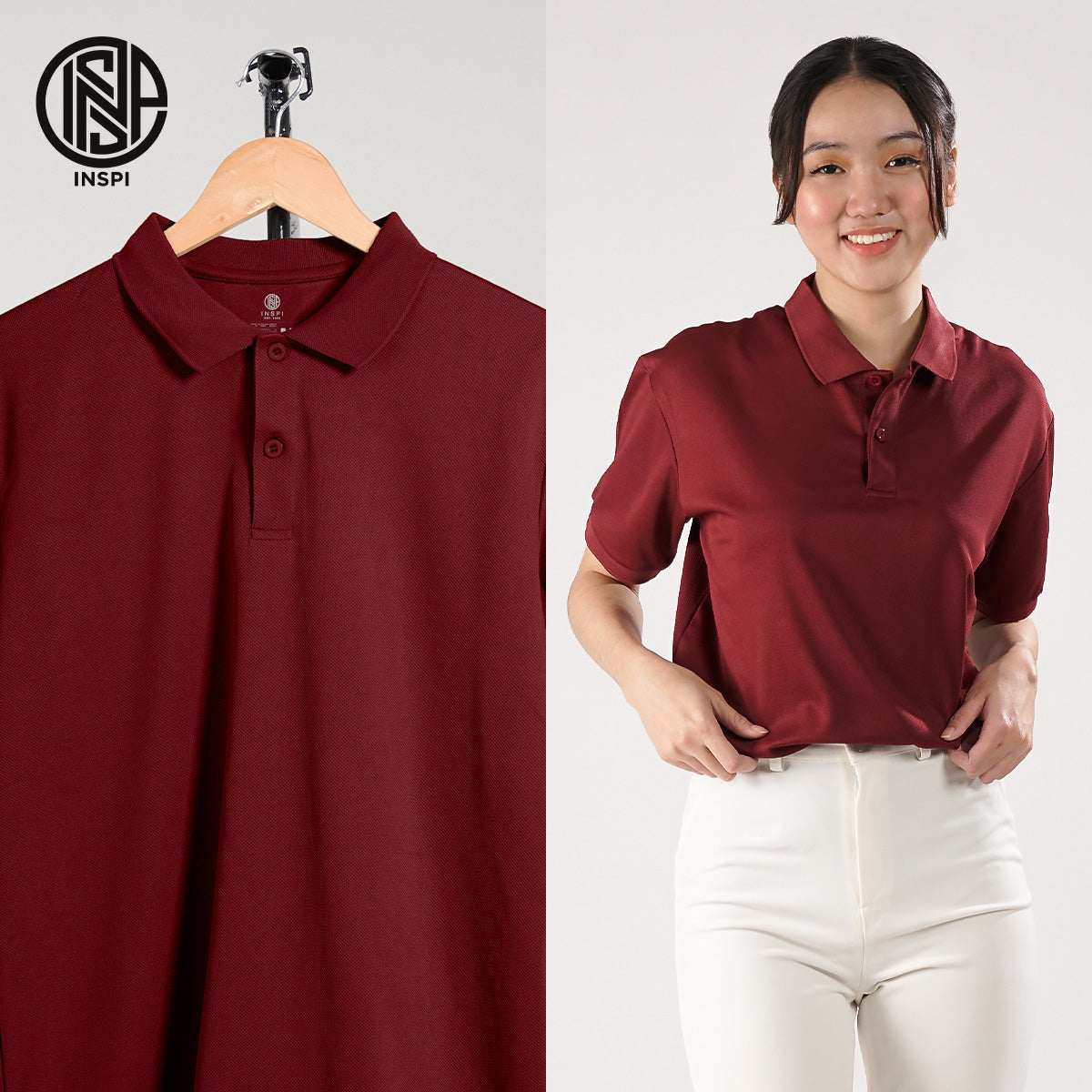 Maroon dri fit polo shirt hotsell