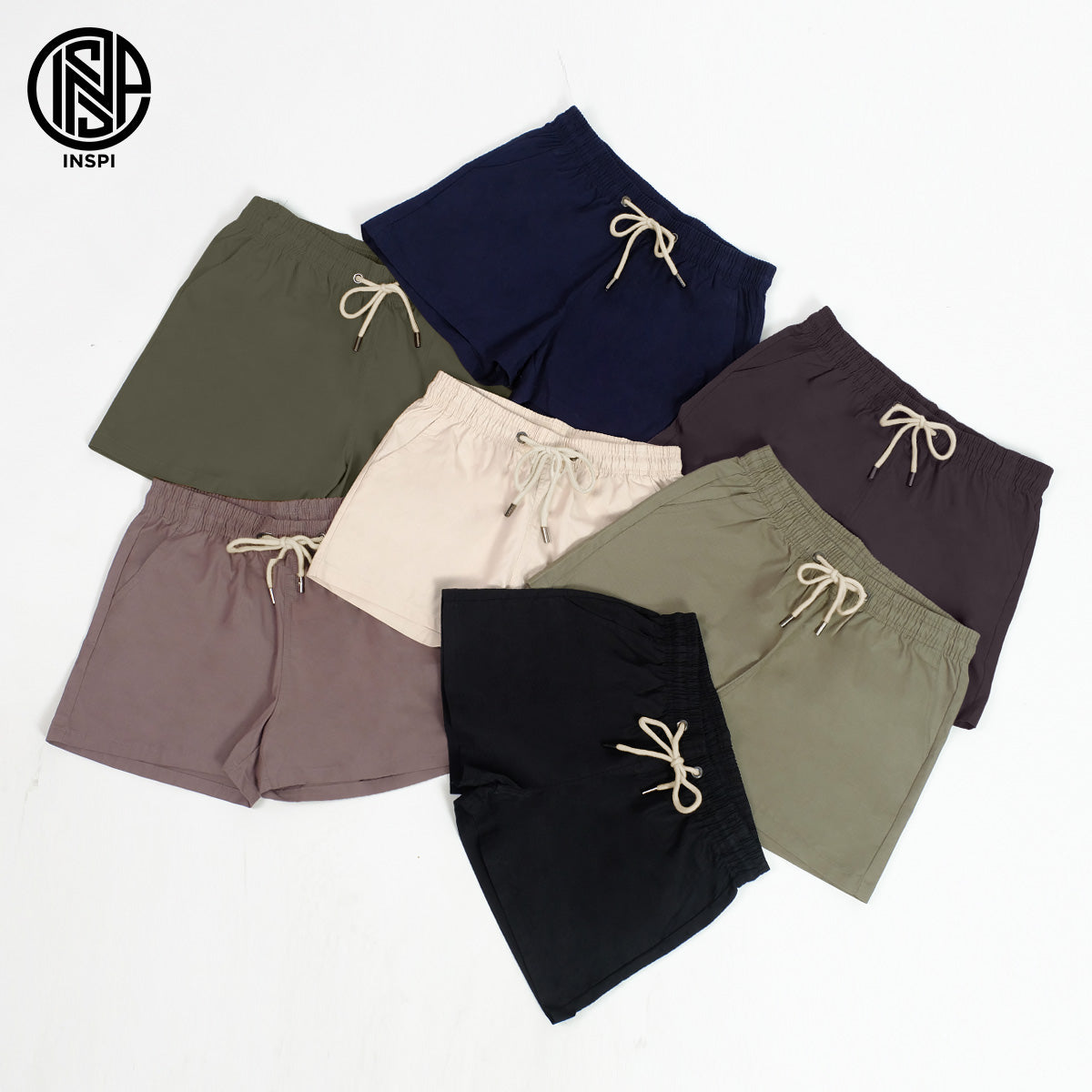 INSPI Twill Short Light Khaki