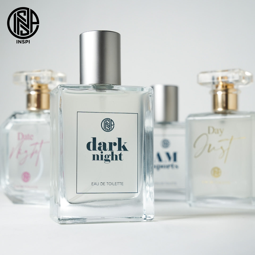 INSPI Dark Night 50ml Oil Based Perfume for Men Body Mist Fragrance Spray with Fresh Sensual Scent