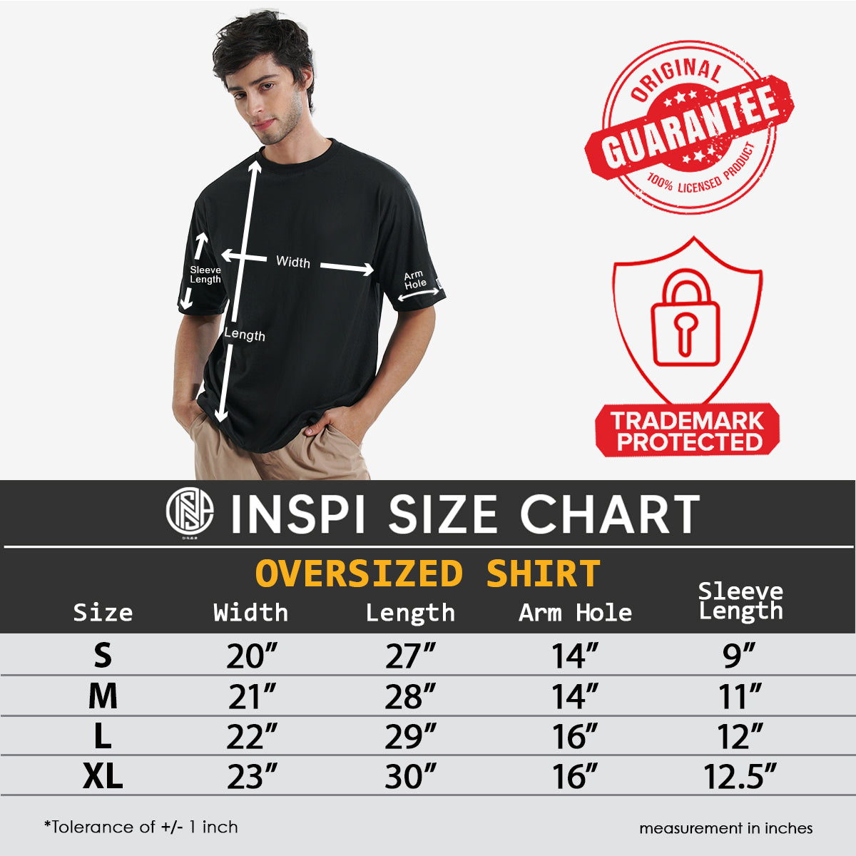INSPI Originals Bear Oversized Tshirt Bucket Hat Tees