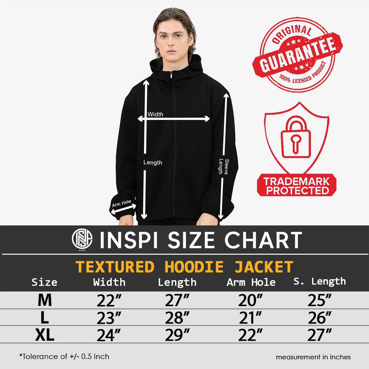 INSPI Textured Hoodie Jacket