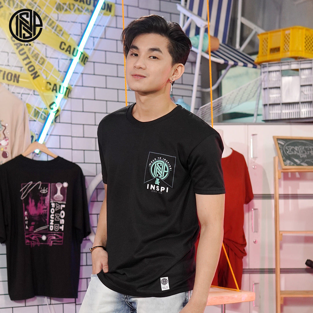 INSPI Bear Tshirt for Men Graphic Tee Trendy Tops for Women Korean Top Couple Shirt Streetwear Bear Pocket