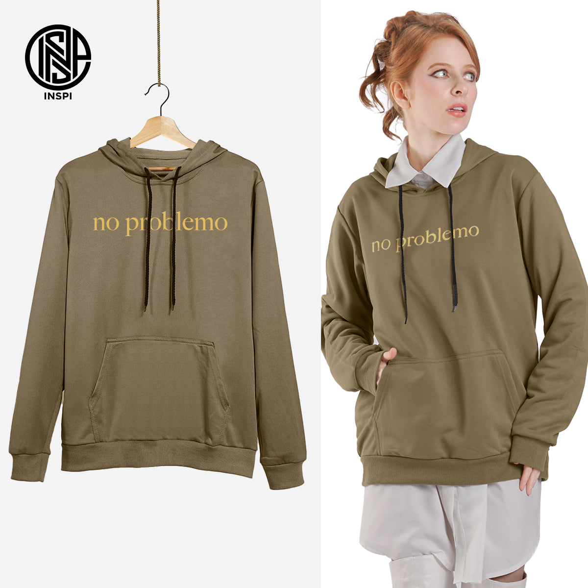 INSPI Originals Creators Hoodie Jacket For Men Collection with Drawstring & Pockets Printed Korean Inspired Pullover