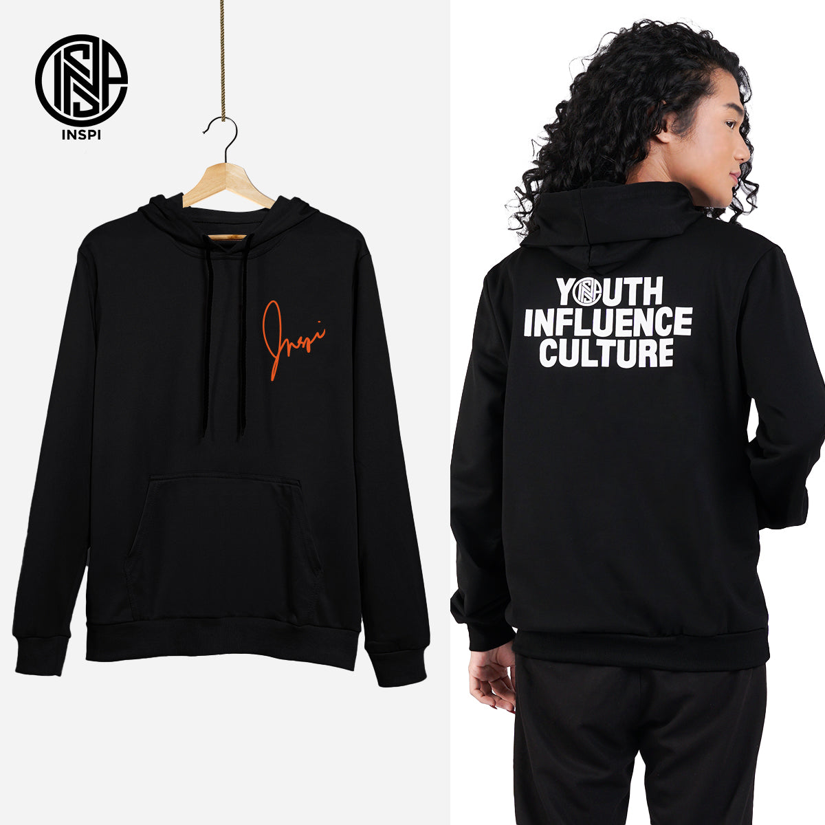 INSPI Originals Creators Hoodie Jacket For Men Collection with Drawstring & Pockets Printed Korean Inspired Pullover
