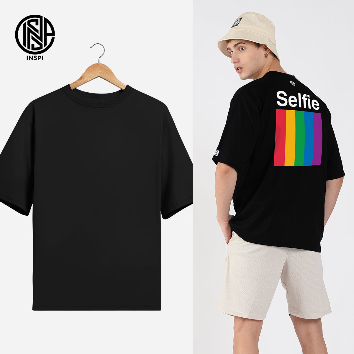 INSPI Originals Creators Oversized Tshirt For Men and Women Collection Plus Size Printed Shirt Loose Fit Round Neck Tees