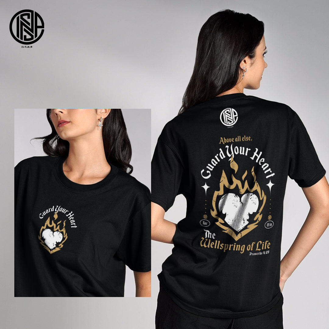 INSPI Shirt Bible Verse Guard Your Heart T Shirt for Men Korean Top Trendy Top Tshirt for Women Tees Summer Outfit 10