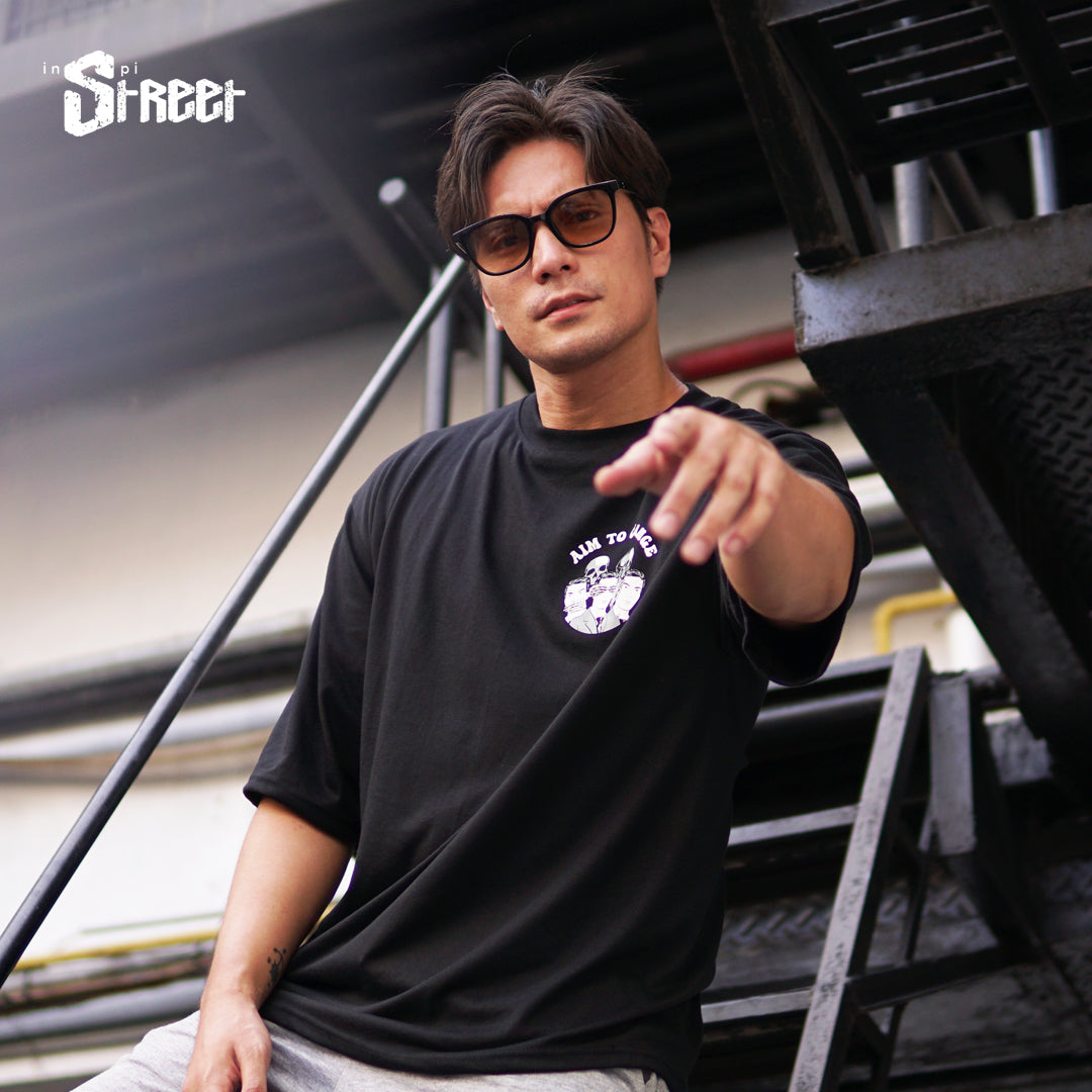 INSPI Tees Loose Fit Your Aim to Change Oversized Tshirt