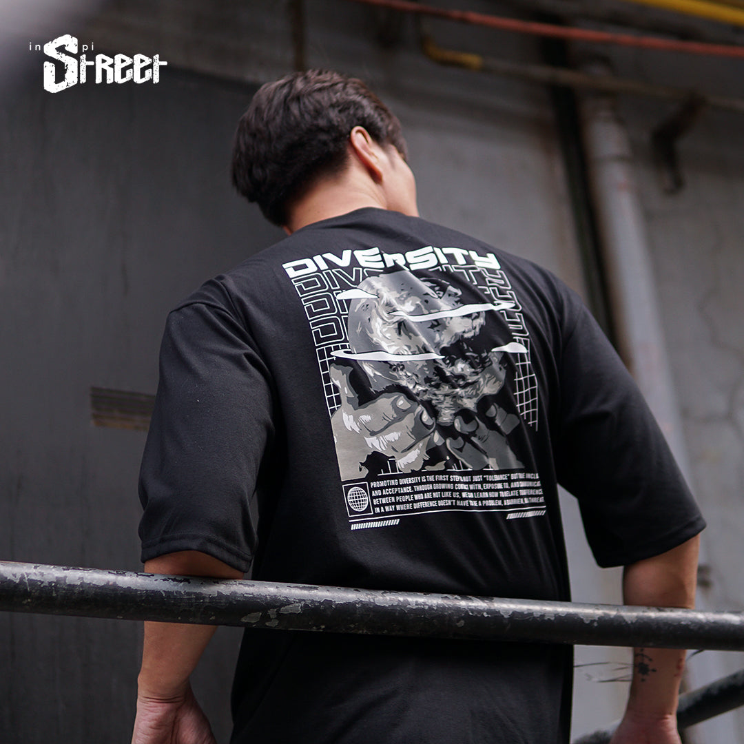INSPI Tees Loose Fit Your Diversity Oversized Tshirt