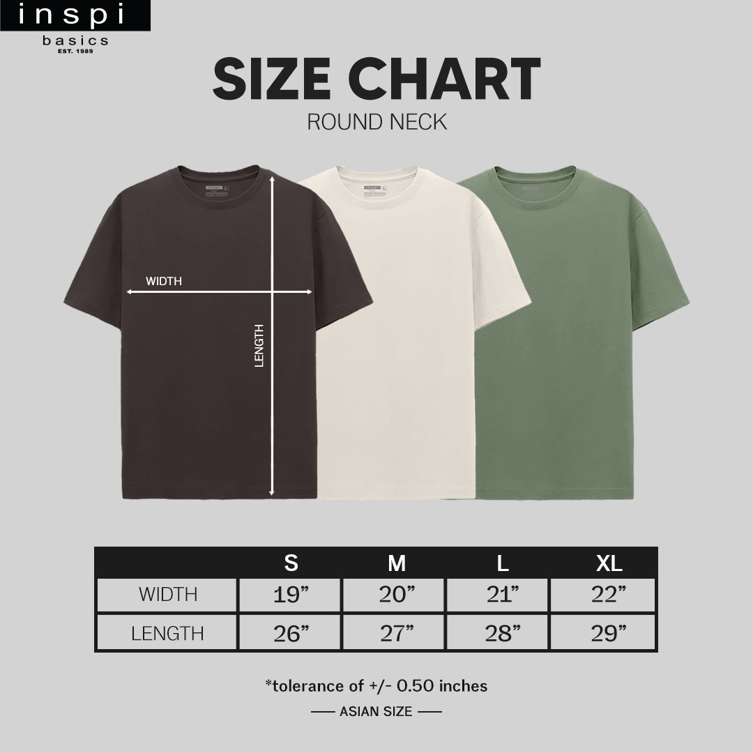 INSPI Basics Premium Ivory White Plain Shirt Retro Fresh for Men