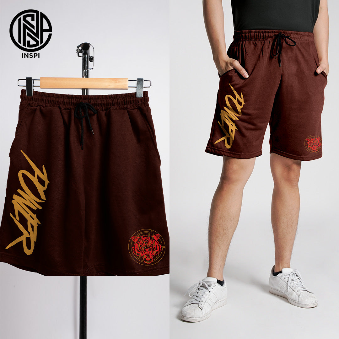 INSPI Summer Walking Shorts for Men Outdoor Korean Short for Women w/ Pockets & String Beach Outfit