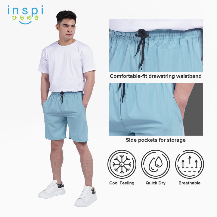 INSPI Training Shorts for Men in Jungle Korean Pambahay Summer Casual Comfy Tiktok Short Taslan Men’s