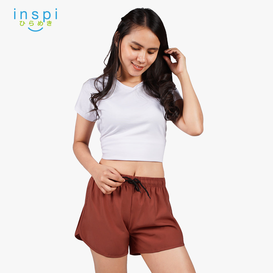 INSPI Running Shorts for Women in Clay