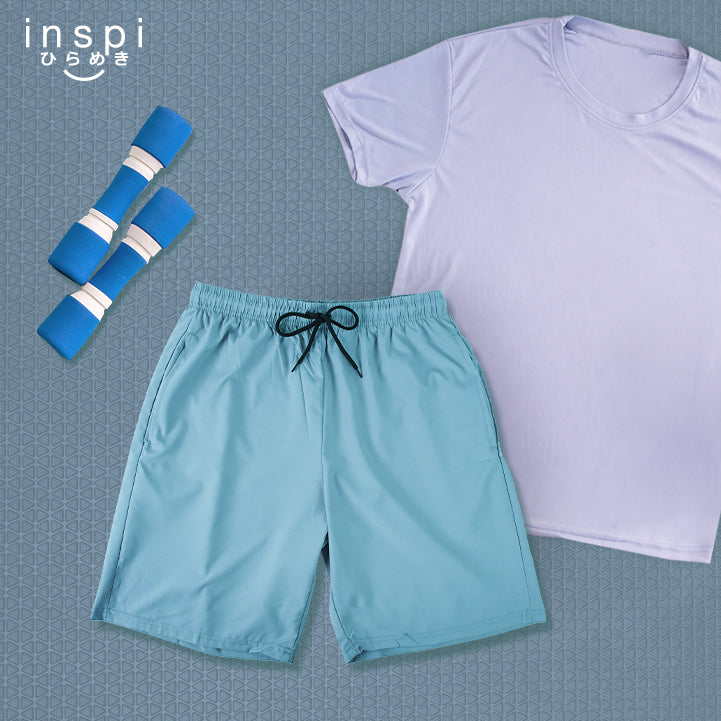 INSPI Training Shorts for Men in Jungle Korean Pambahay Summer Casual Comfy Tiktok Short Taslan Men’s