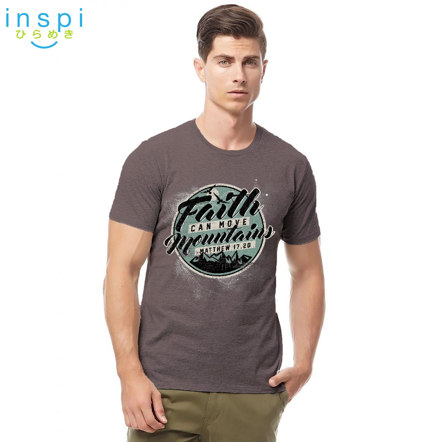 INSPI Shirt Faith can Move Mens Statement Tshirt