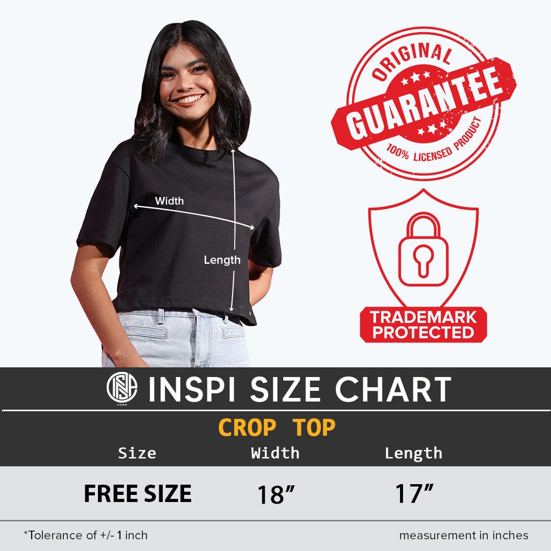 INSPI Originals Perfectly Imperfect Crop Tops for Women