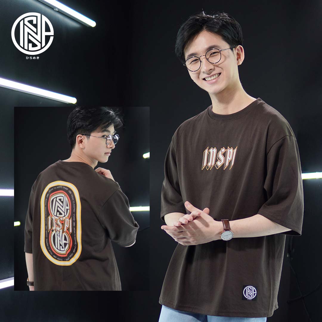INSPI Originals Loose Fit Inspi Crest Oversized Tshirt
