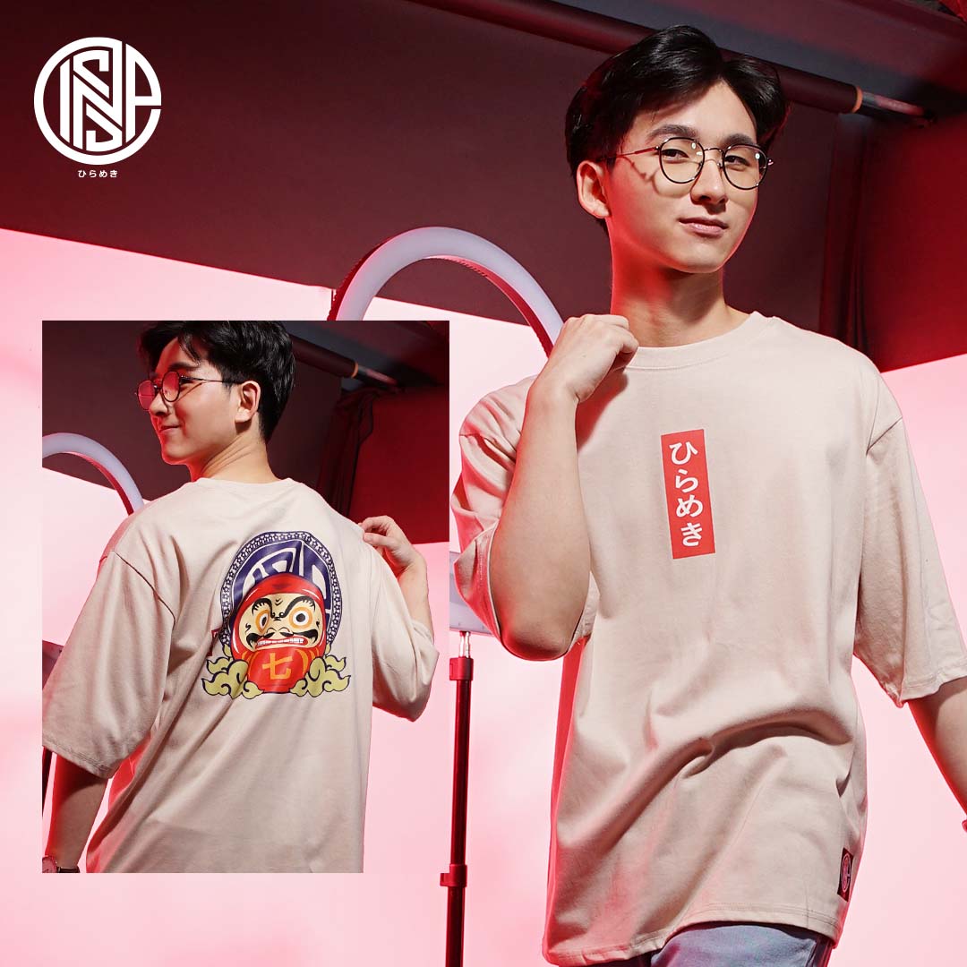 INSPI Originals Loose Fit Daruma 1 Oversized Tshirt