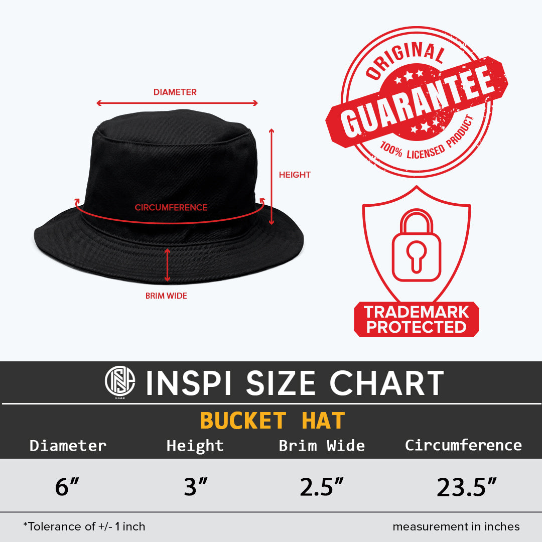 INSPI Bear Bucket Hat for Men Women w/ out Lace Fisherman Hats Cotton Sumbrero Cap for Men Wide Brim