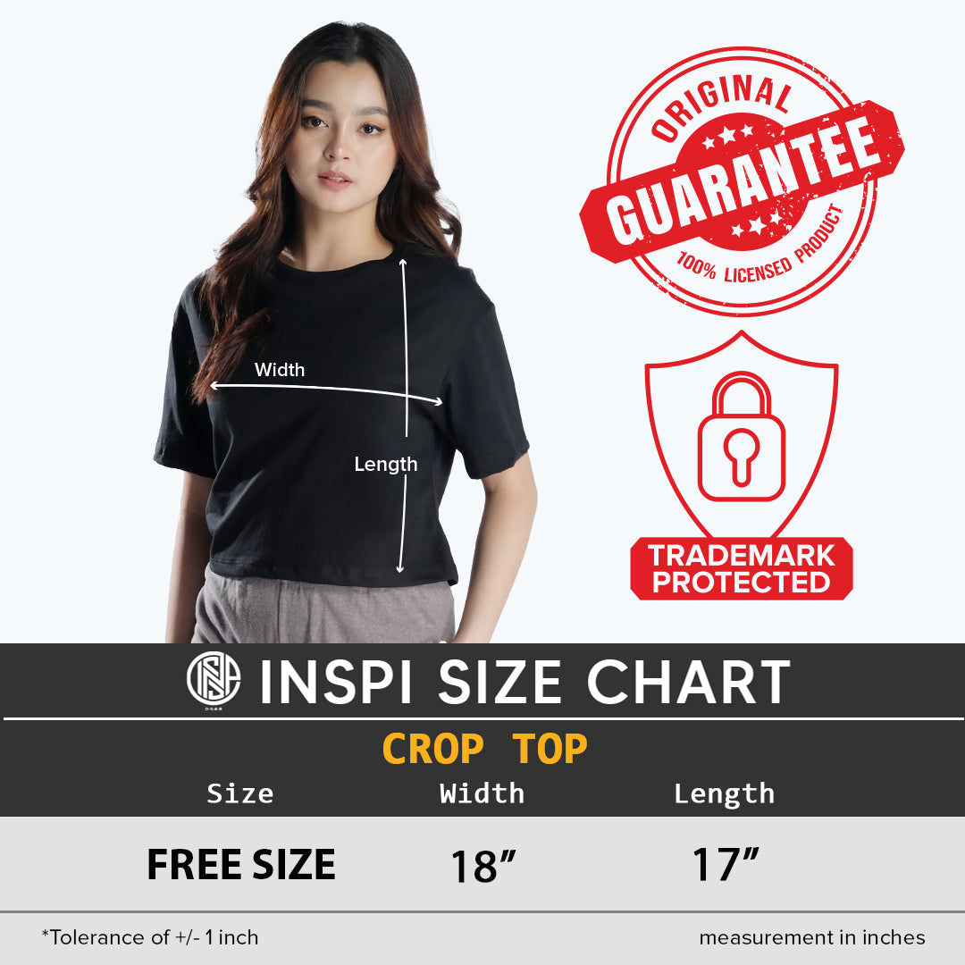 INSPI Bear Crop Top for Women Minimalist Cotton Shirt Oversized Croptop for Teens Aesthetic Korean Top Beach Outfit