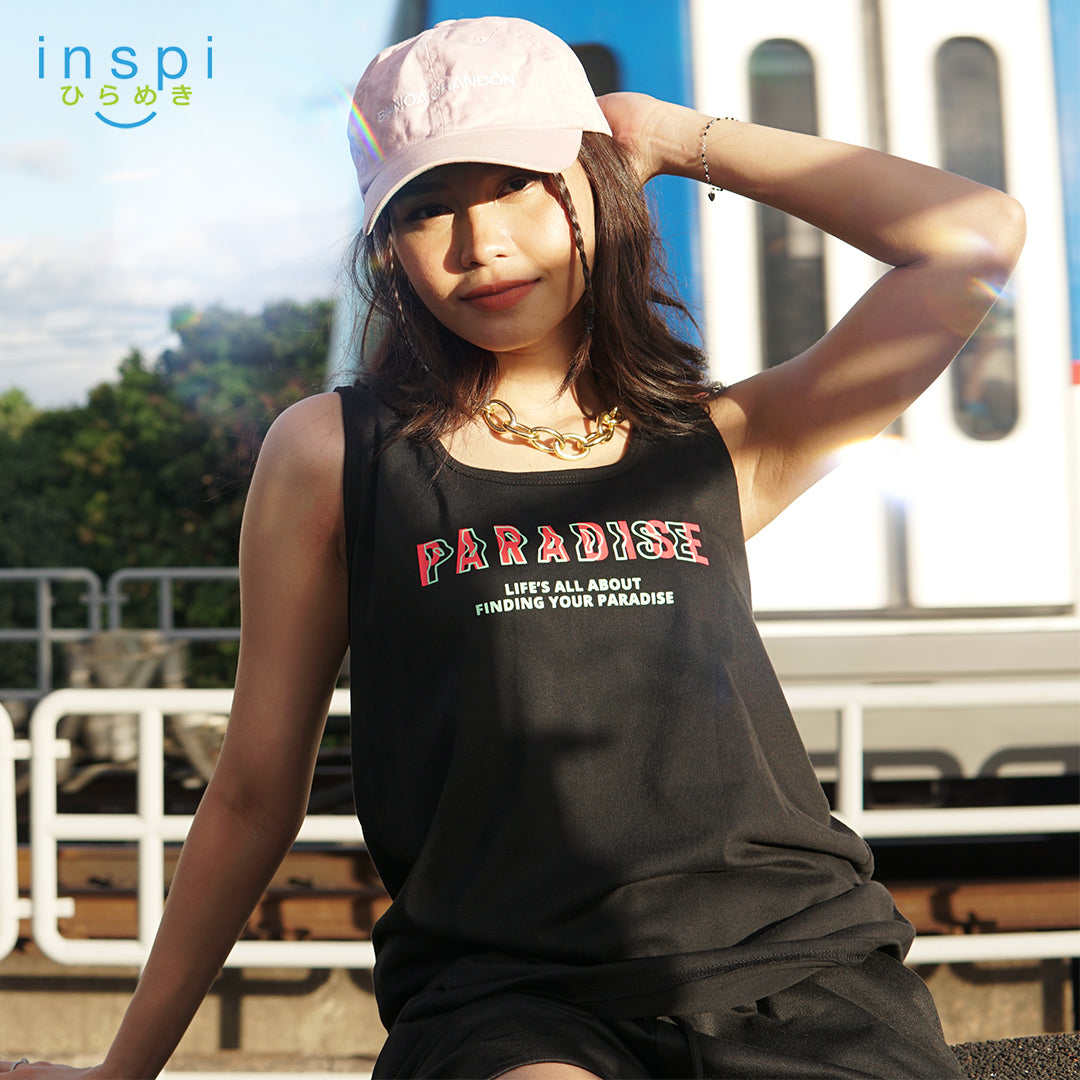 INSPI Paradise Tank Top Daydreamer Graphic 2022 For Men Women Streetwear Korean Fashion Tops