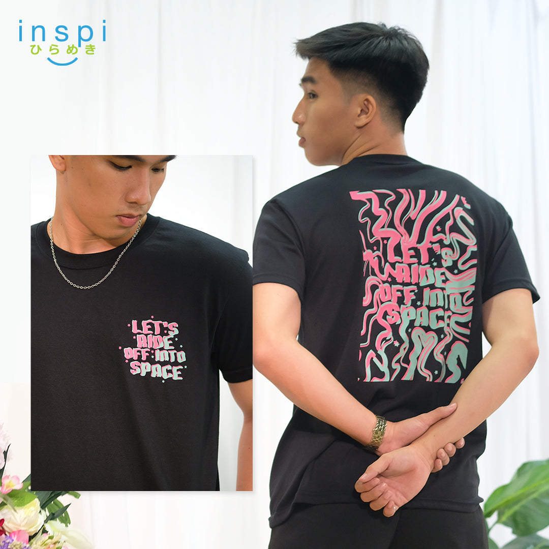 INSPI Tees Space Ride Mens Graphic Tshirt Unisex