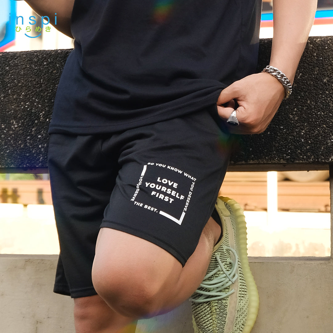 INSPI Daydreamer Love Yourself First 1 Shorts Comfortable 2022 Summer Casual Comfy Tiktok Short Korean Fashion Unisex