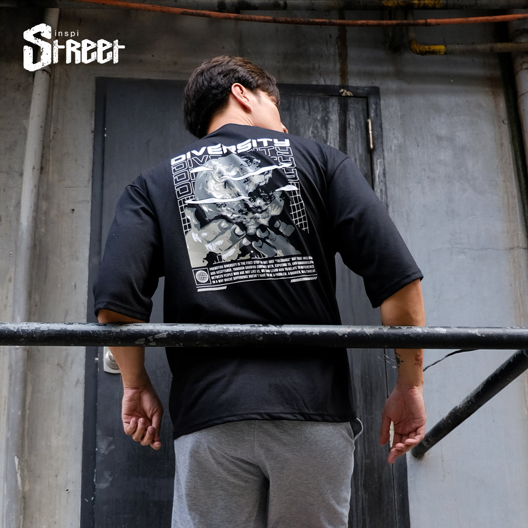 INSPI Tees Loose Fit Your Diversity Oversized Tshirt