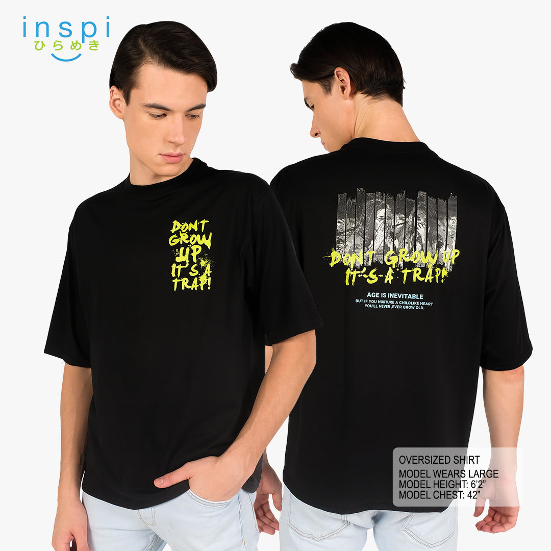 INSPI Tees Loose Fit Don't Grow Up Oversized Tshirt