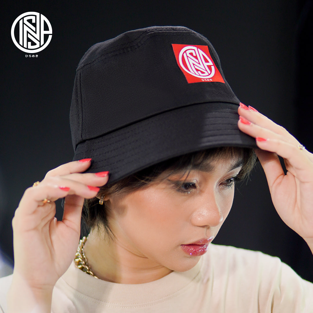 INSPI Originals Bucket Hat 2x2 Red Patch
