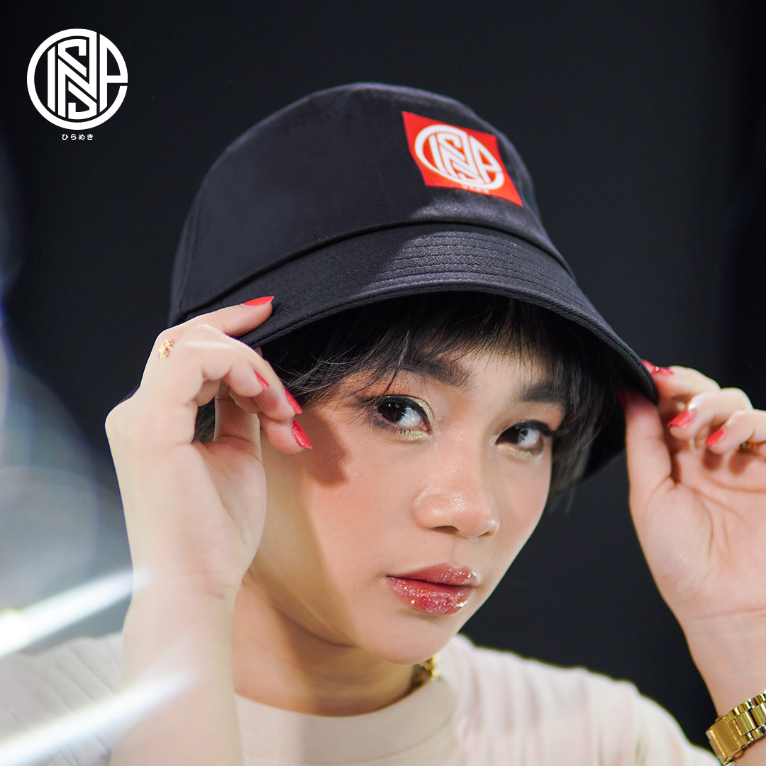 INSPI Originals Bucket Hat 2x2 Red Patch