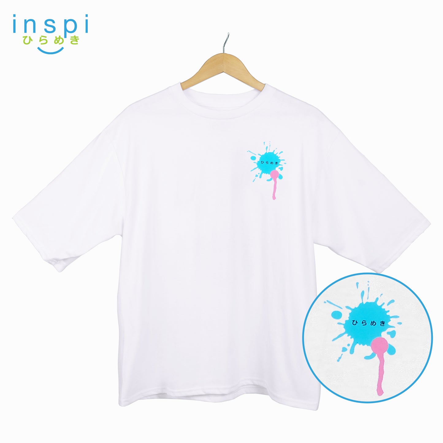 INSPI Tees Loose Fit Wave Splash Oversized Tshirt