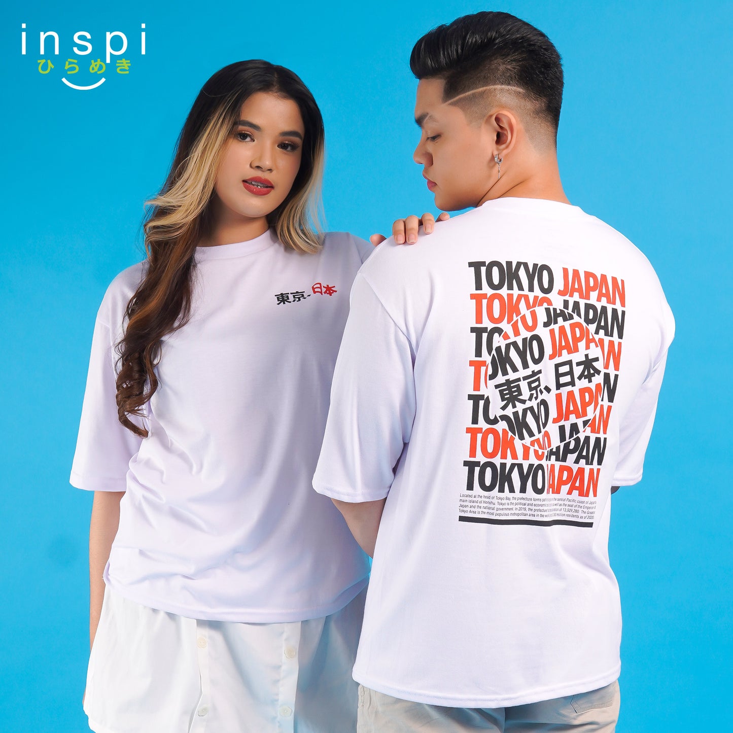 INSPI Tees Loose Fit Tokyo Japan Oversized Tshirt