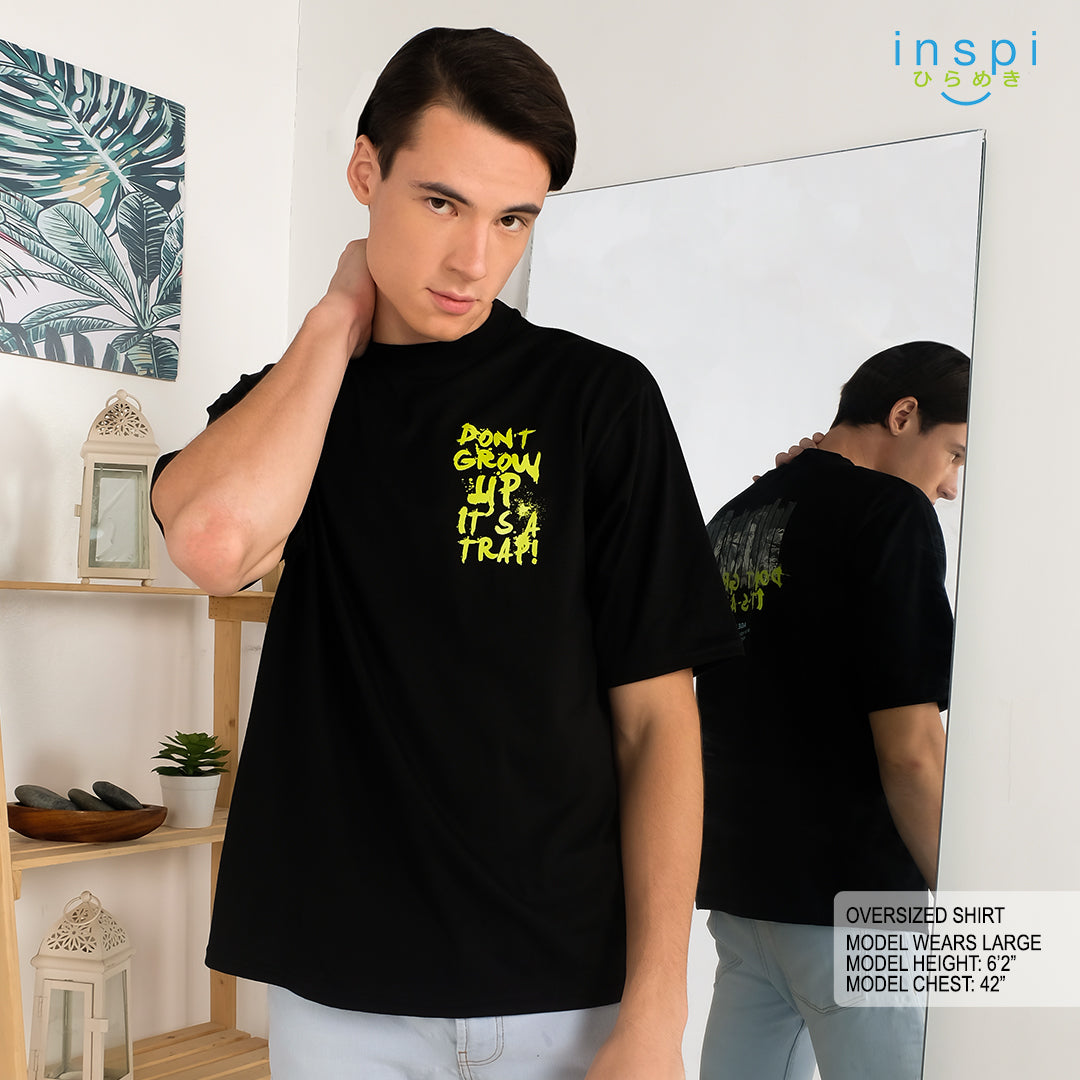 INSPI Tees Loose Fit Don't Grow Up Oversized Tshirt