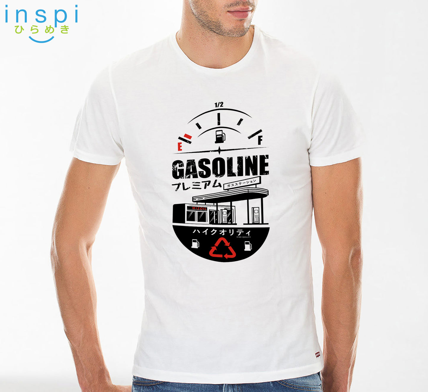 INSPI Tees Gasoline Graphic Tshirt