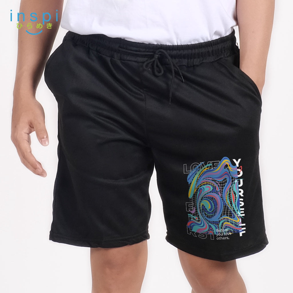 INSPI Daydreamer Love Yourself First 2 Shorts Comfortable 2022 Summer Casual Comfy Tiktok Short Korean Fashion Unisex