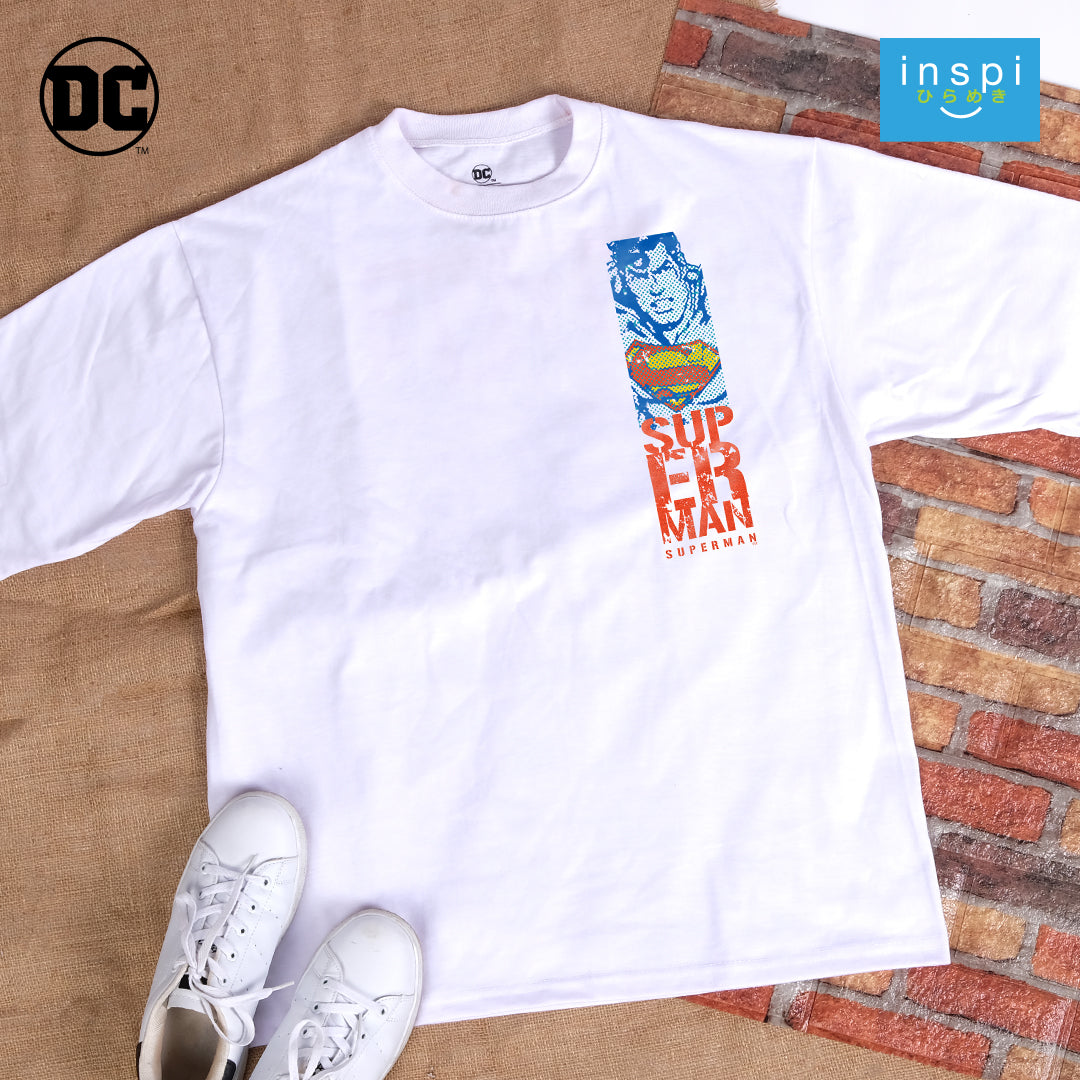 Authentic Warner Bros Superman Loose Fit Graphic Oversized Tshirt for Men Shirt Women