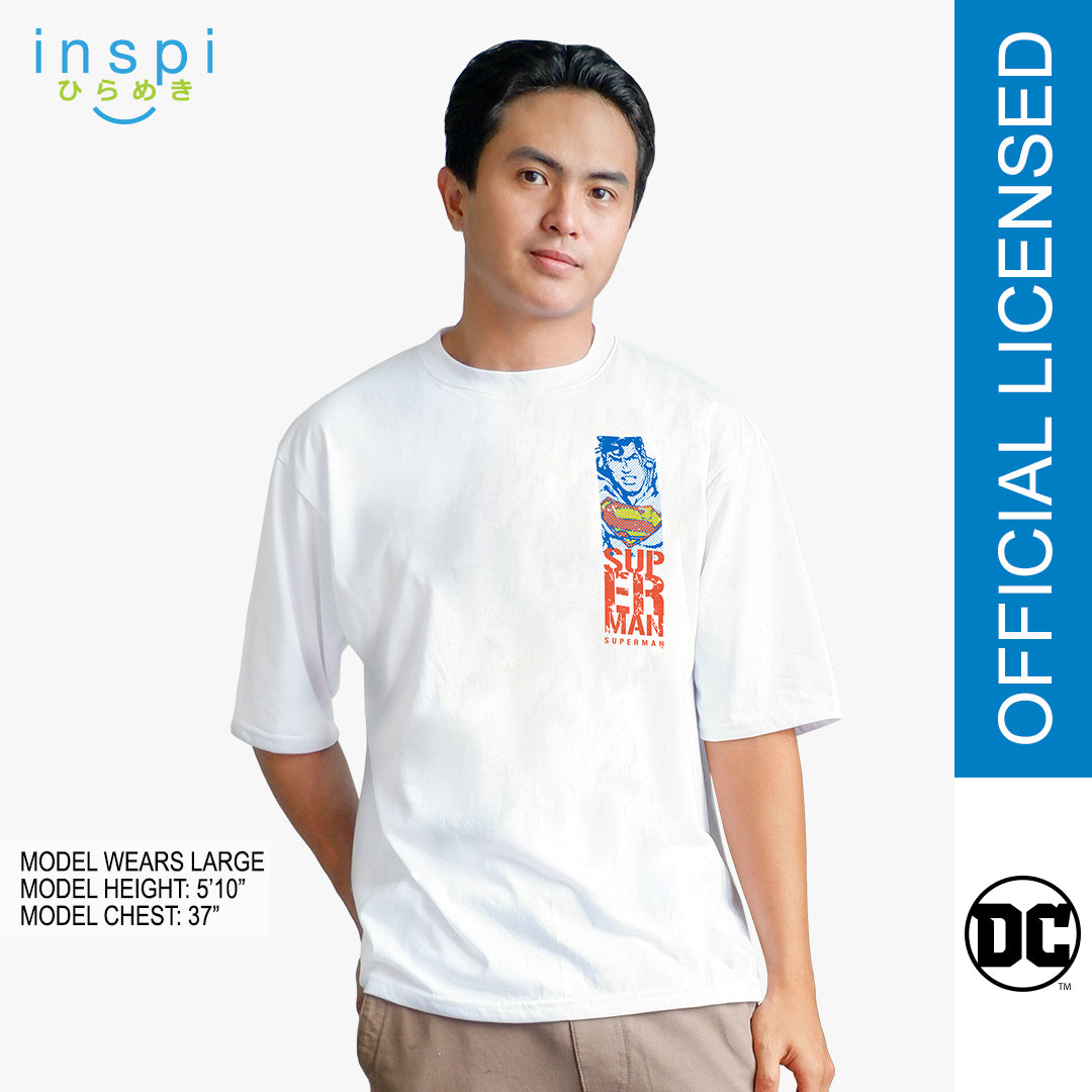 Authentic Warner Bros Superman Loose Fit Graphic Oversized Tshirt for Men Shirt Women