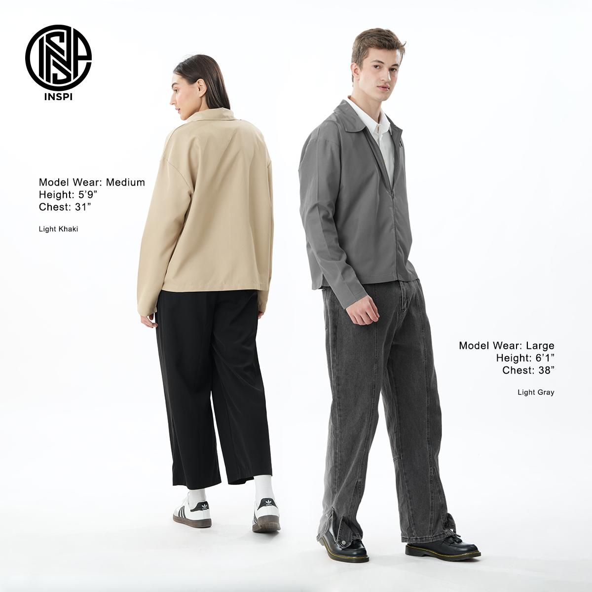 INSPI Long Sleeve Full Zipper Polo