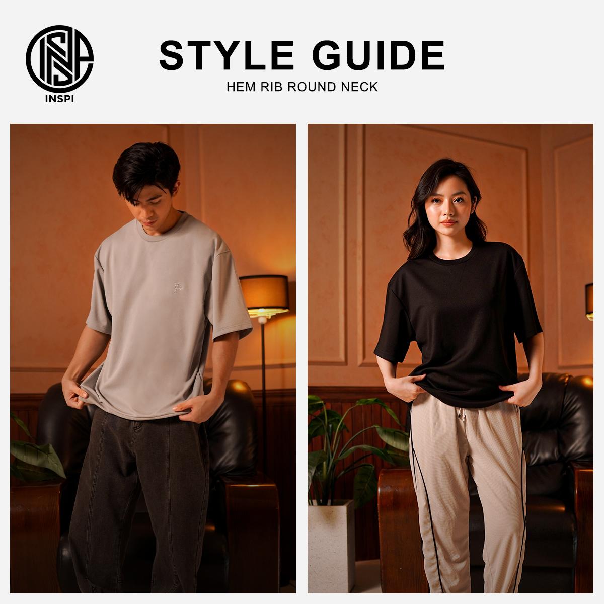 INSPI Modern Luxe Ribbed Hem Tee