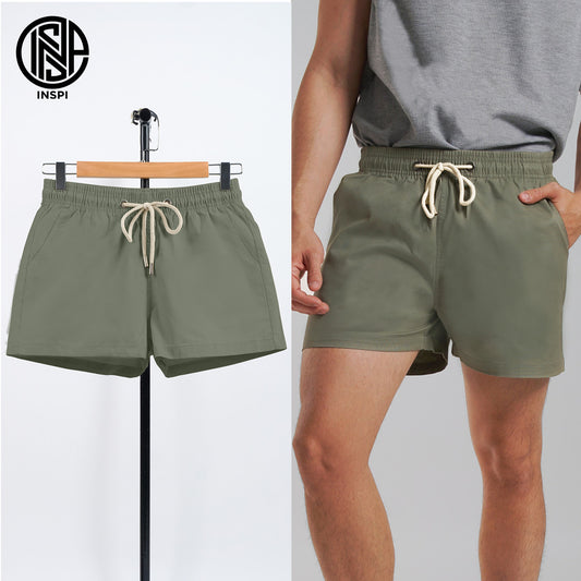 INSPI Twill Short Light Olive