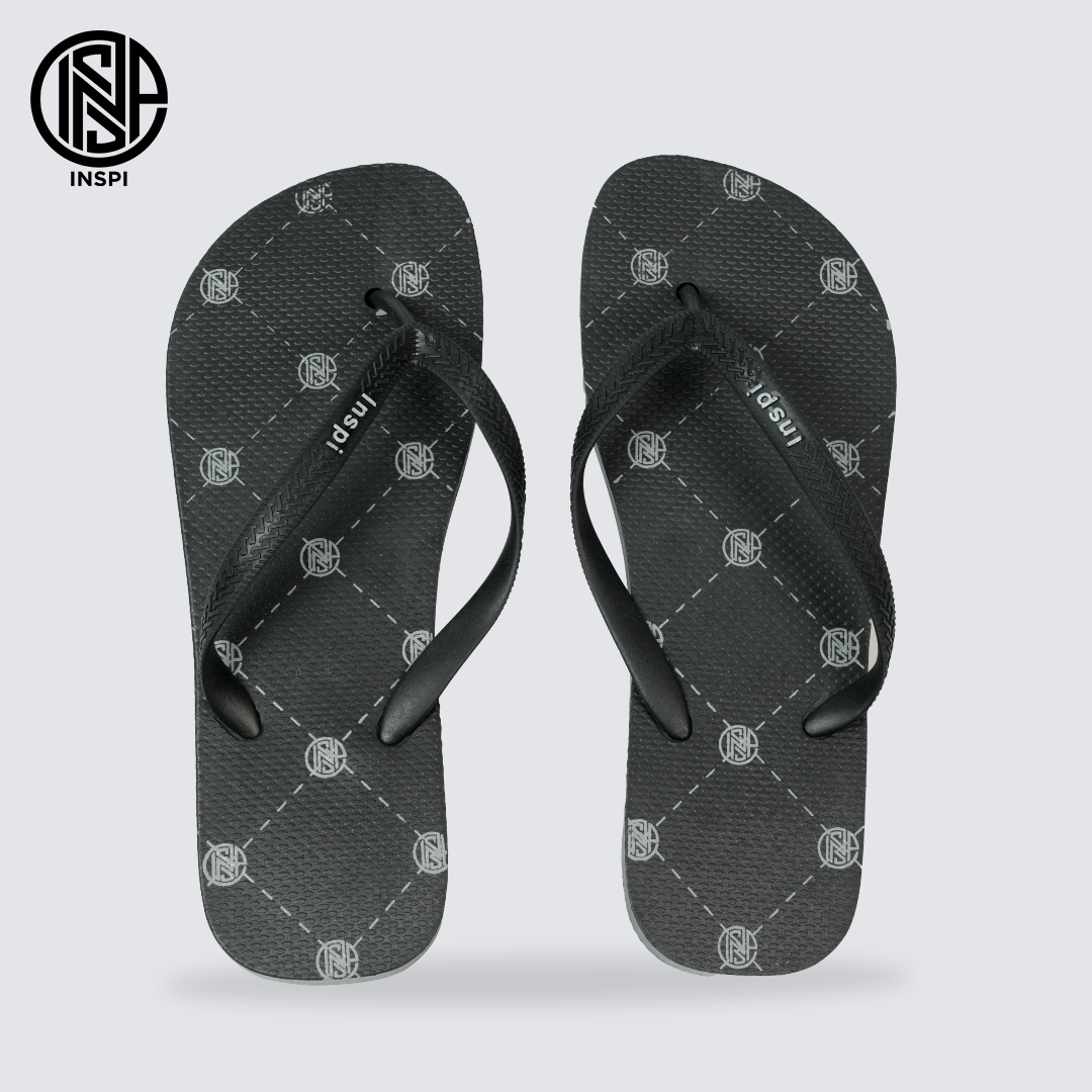 INSPI Slippers Black Viper For Women and Men Basic Flip Flops Indoor Footwear Tsinelas Slides Outdoor Slipper