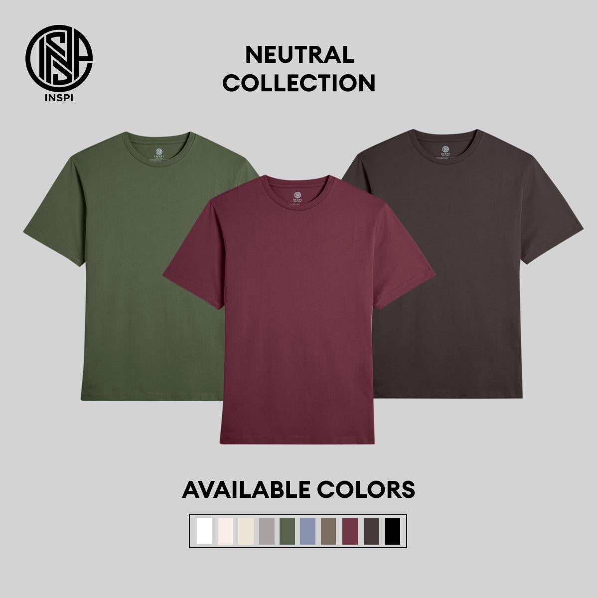 INSPI Basics Cotton Round Neck Shirt