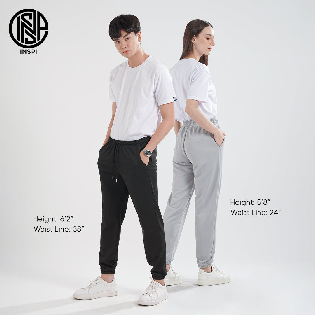 INSPI Jogger Sweatpants for Men with Pockets and Drawstring Stretchabl