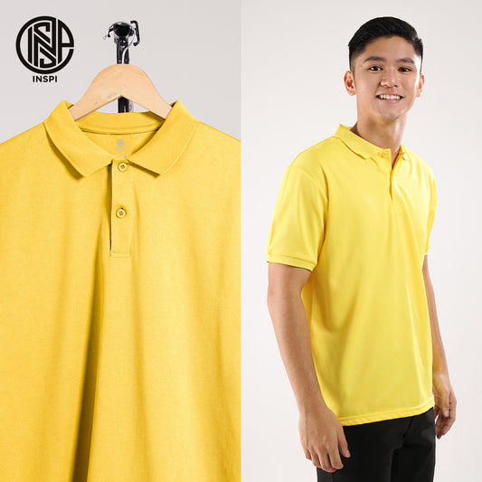 INSPI Basics Drifit Polo Shirt Yellow